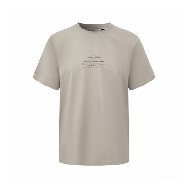 스톤아일랜드 남성 라운드 반팔 티셔츠 - Stone Island Mens Round Tshirt - stc6772x