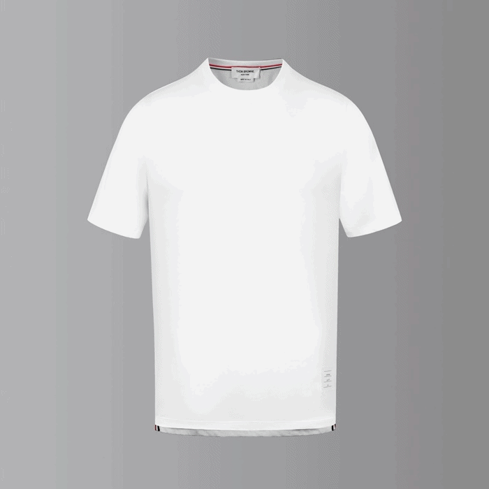 톰브라운 남성 라운드 반팔티 - Thom Browne Mens Round Tshirts - thc6785x