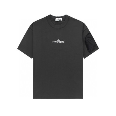 스톤아일랜드 남성 라운드 반팔 티셔츠 - Stone Island Mens Round Tshirt - stc6832x