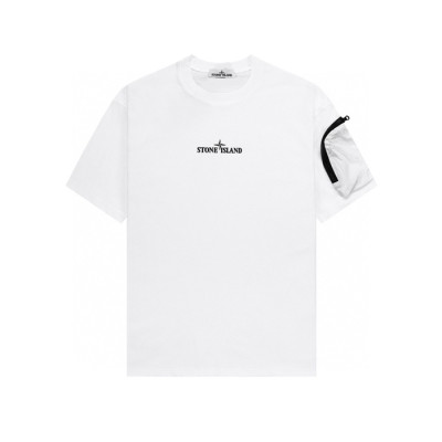 스톤아일랜드 남성 라운드 반팔 티셔츠 - Stone Island Mens Round Tshirt - stc6834x