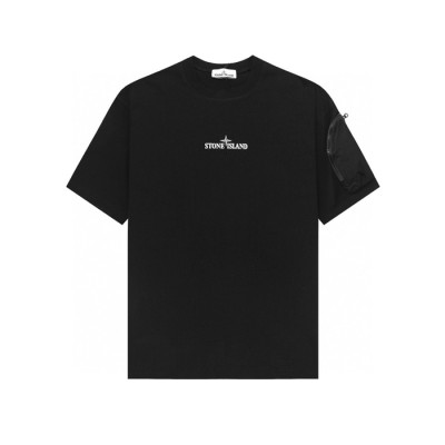 스톤아일랜드 남성 라운드 반팔 티셔츠 - Stone Island Mens Round Tshirt - stc6836x