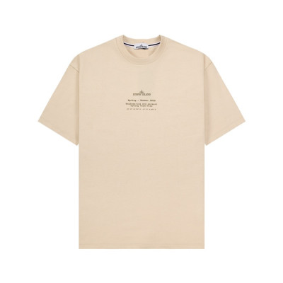 스톤아일랜드 남성 라운드 반팔 티셔츠 - Stone Island Mens Round Tshirt - stc6836x