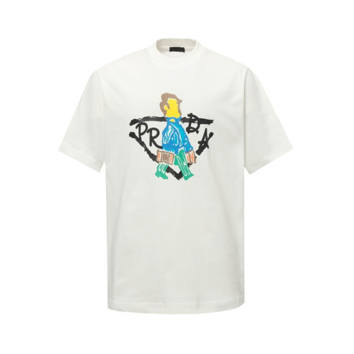 프라다 남성 라운드 반팔티 - Prada Mens Round Tshirt - prc6854x