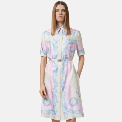베르사체 여성 실크 원피스 - Versace Womens Silk One-pieces - hec6909x