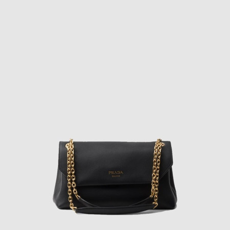 프라다 여성 두 미디움 숄더백 1BD371 - Prada Womens Doux Medium Leather Shoulder Bag - prb5718x