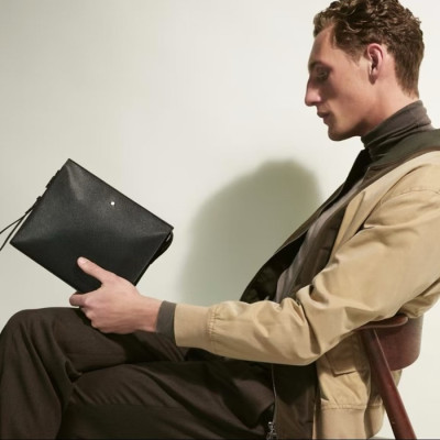 몽블랑 남성 사토리얼 포셰트 - Montblanc Mens Sartorial Pochette - mob5753x
