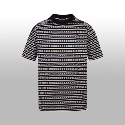 크롬하츠 남성 라운드 반팔티 - Chrom Hearts Mens Round Tshirt - chc6990x