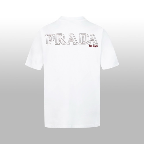 프라다 남성 라운드 반팔티 - Prada Mens Round Tshirt - prc6993x