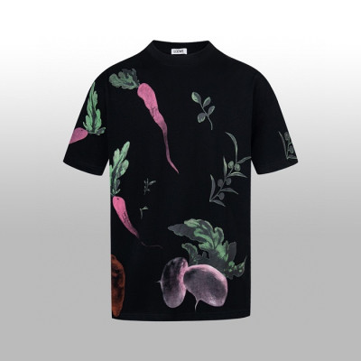 로에베 남성 라운드 반팔티 - Loewe Mens Round Tshirt - loc7000x