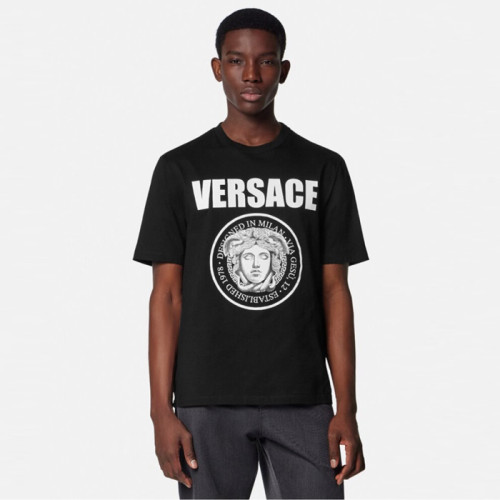 베르사체 남성 반팔 티셔츠 - Versace Mens Round Tshirts - vec7015x
