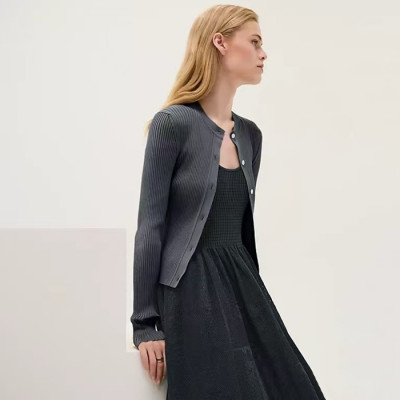 에르메스 여성 라운드 가디건 - Hermes Womens Round Cardigan - hec7076x