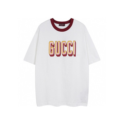 구찌 남성 라운드 반팔티 - Gucci Mens Round Tshirt - guc7084x