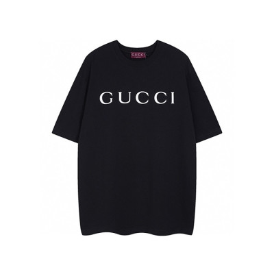구찌 남성 라운드 반팔티 - Gucci Mens Round Tshirt - guc7087x