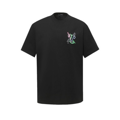 크롬하츠 남성 라운드 반팔티 - Chrom Hearts Mens Round Tshirt - chc7106x
