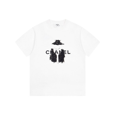 샤넬 남/녀 라운드 반팔티 - Chanel Unisex Round Tshirt - chc7133x