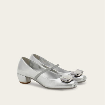 페라가모 여성 바라 발레리나 구두 - Salvatore Ferragamo Womens Vara Ballerina Shoes - fes6070x