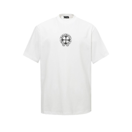 크롬하츠 남성 라운드 반팔티 - Chrom Hearts Mens Round Tshirt - chc7185x