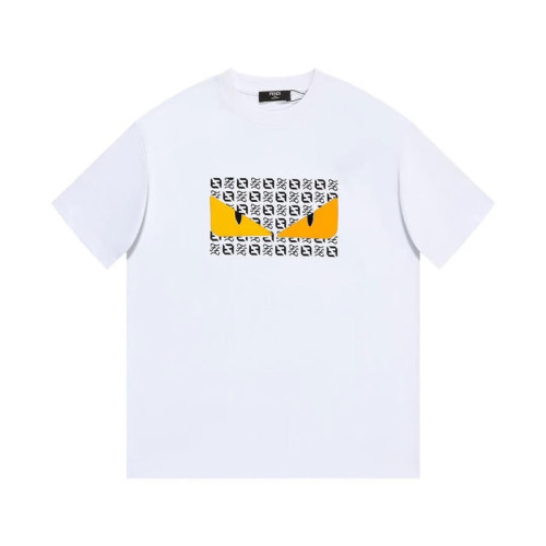 펜디 남성 라운드 반팔 티셔츠 - Fendi Mens Round Tshirt - fec7225x