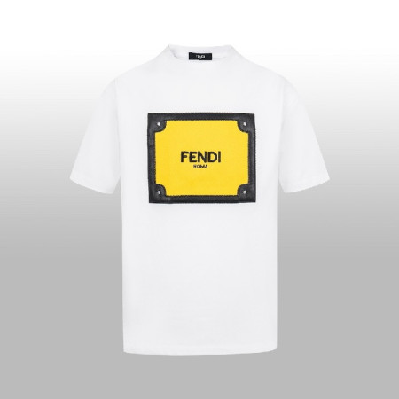 펜디 남성 라운드 반팔 티셔츠 - Fendi Mens Round Tshirt - fec7225x