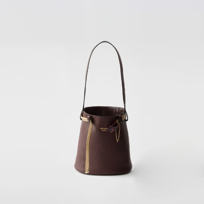 프라다 여성 버클 가죽 버킷백 1BE085 - Prada Womens Buckle Bucket Bag - prb5832x