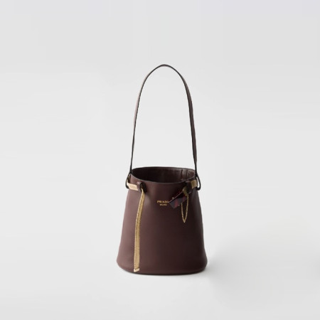프라다 여성 버클 가죽 버킷백 1BE085 - Prada Womens Buckle Bucket Bag - prb5832x