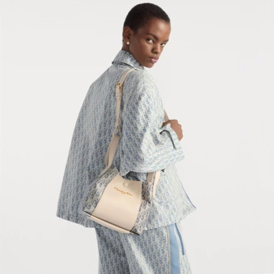 디올 여성 시그니처 스몰 버킷백 M2840 - Dior Womens Signature Small Bucket Bag - dib5863x