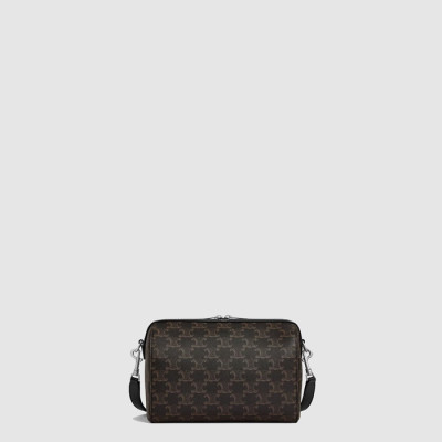 셀린느 남/녀 미니 보스턴 트리옹프 캔버스 - Celine Unisex Mini Boston Triomphe Canvas - ceb5868x