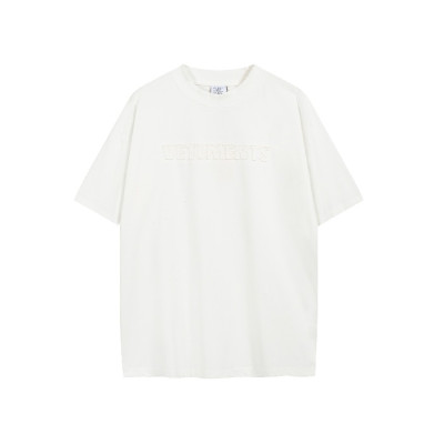 베트멍 남/녀 라운드 반팔 티셔츠 - Vetements Unisex Oversize Tshirt - buc7315x