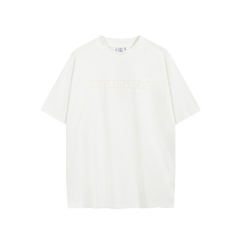 베트멍 남/녀 라운드 반팔 티셔츠 - Vetements Unisex Oversize Tshirt - buc7315x