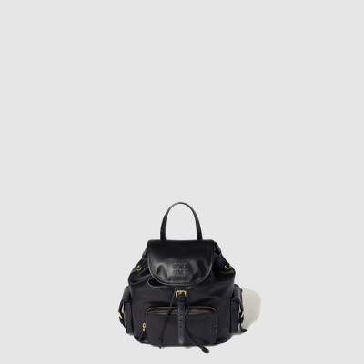 미우미우 여성 가죽 백팩 - MiuMiu Womens Leather Backpack - mib5870x