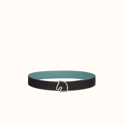 에르메스 남성 Tete De Cheval 버클 리버서블 벨트 - Hermes Mens Tete De Cheval réversible Belt - bel349x