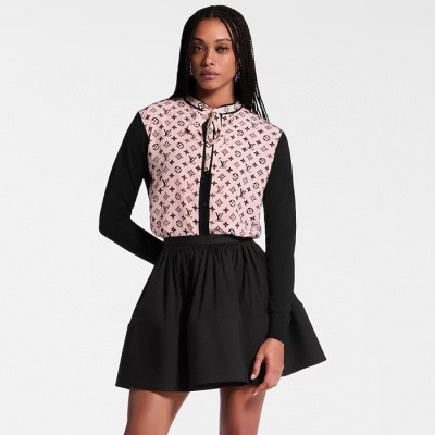 루이비통 여성 모노그램 가디건 - Louis vuitton Womens Monogram Cardigan - lvc7344x