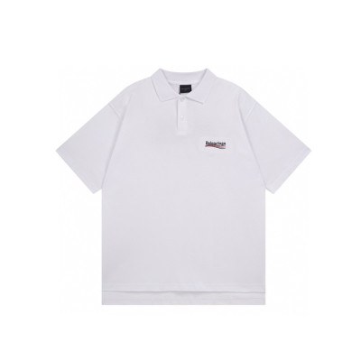 발렌시아가 남성 폴로 반팔 티셔츠 - Balenciaga Mens Polo Tshirt - bac7348x