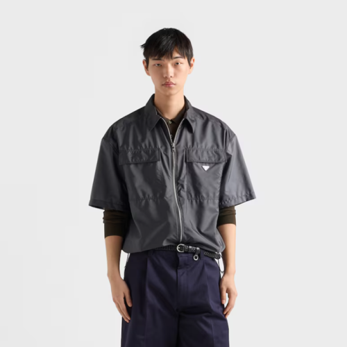 프라다 남성 반팔 셔츠 - Prada Mens Basic Shirts - prc7382x