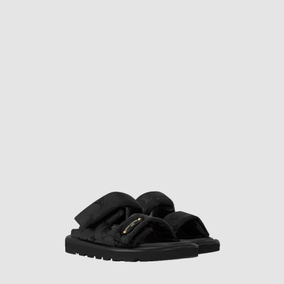 루이비통 여성 풀 필로우 플랫 컴포트 뮬 - Louis vuitton Womens Full Pillow Flat Comfort Mule - lvs6188x