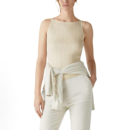 로로피아나 여성 라운드 나시 - Loro Piana Womens Sleeveless Top - lpc7417x