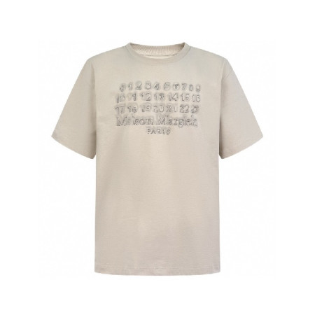 메종 마르지엘라 남성 라운드 반팔 티셔츠 - Maison Margiela Mens Round Tshirt - mac7421x
