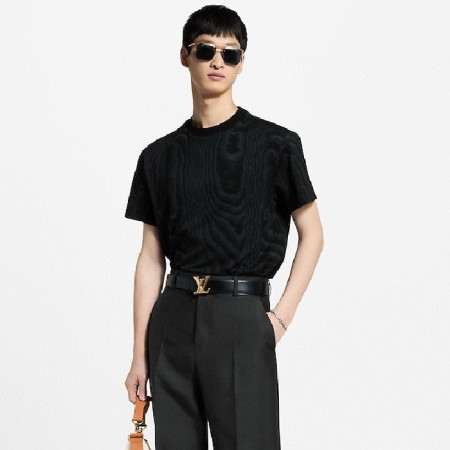 루이비통 남성 라운드 반팔 티셔츠 - Louis vuitton Mens Round Tshirt - lvc7423x