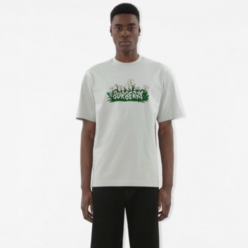버버리 남성 라운드 반팔 티셔츠 - Burberry Mens Round Tshirt - buc7429x