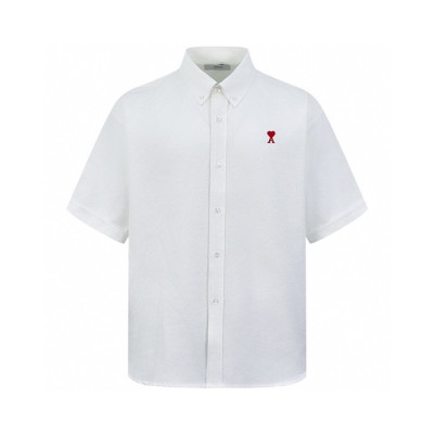 아미 남성 반팔 셔츠 - Ami Mens Polo Shirts - amc7446x