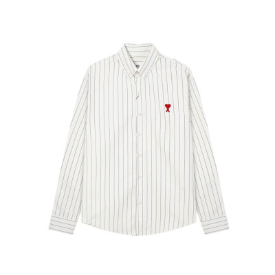 아미 남성 베이직 셔츠 - Ami Mens Basic Shirts - amc7513x