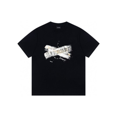 발렌시아가 남성 라운드 반팔 티셔츠 - Balenciaga Mens Round Tshirt - bac5956x