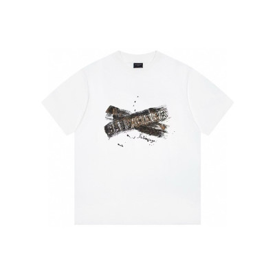 발렌시아가 남성 라운드 반팔 티셔츠 - Balenciaga Mens Round Tshirt - bac5957x