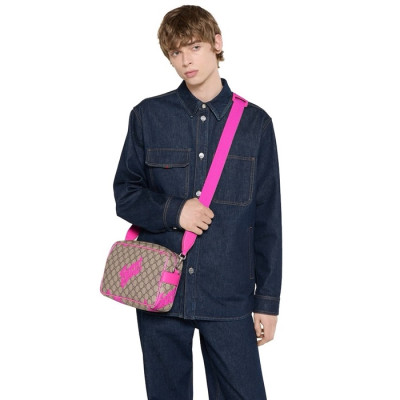구찌 남성 GG 슈프림 카메라 백 - Gucci Mens GG Supreme Bag - gub5982x