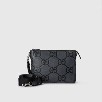 구찌 남성 GG 점보 미디엄 크로스백 - Gucci Mens GG Jumbo Medium Crossbody Bag - gub5985x