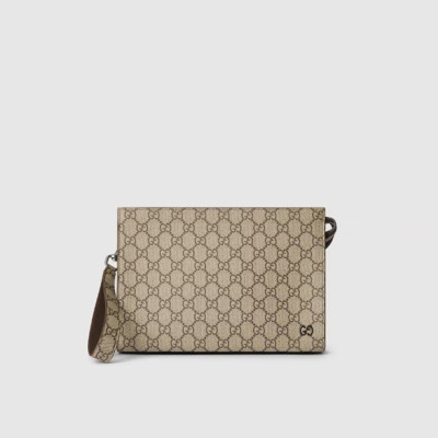 구찌 남성 바이컬러 GG 파우치 - Gucci Mens Bicolor GG pouch - gub6019x