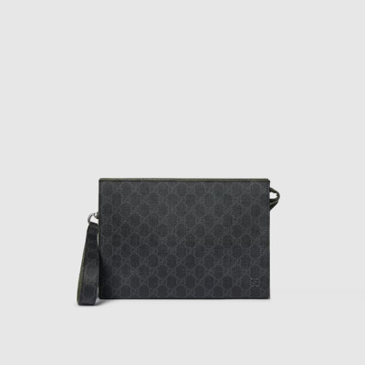 구찌 남성 바이컬러 GG 파우치 - Gucci Mens Bicolor GG pouch - gub6020x