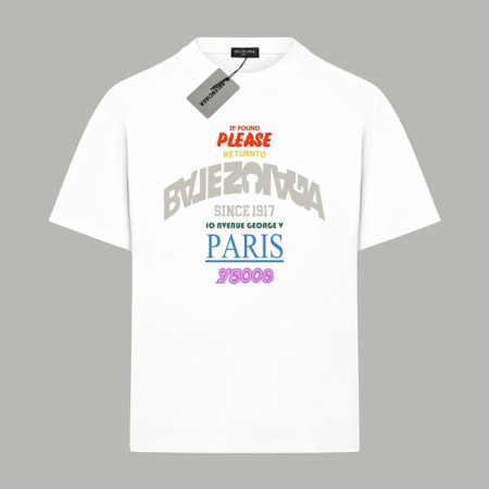 발렌시아가 남성 라운드 반팔 티셔츠 - Balenciaga Mens Round Tshirt - bac7542x