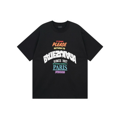 발렌시아가 남성 라운드 반팔 티셔츠 - Balenciaga Mens Round Tshirt - bac7542x