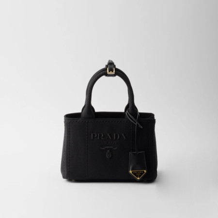 프라다 여성 리넨 혼방 미니 핸드백 1BA038 - Prada Womens Linen Blend Mini Handbag - prb6045x